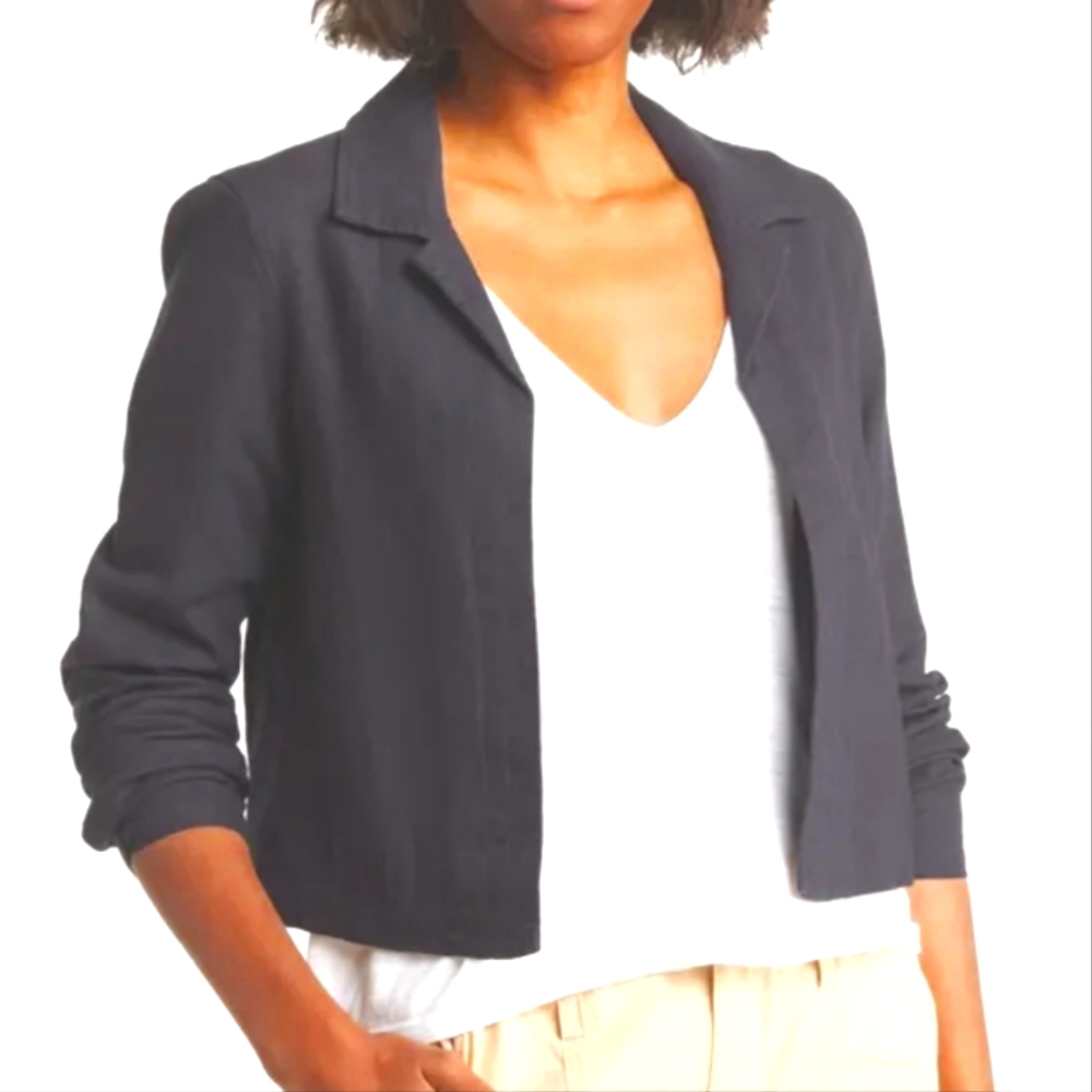 NWT Philosophy Navy Linen Jacket